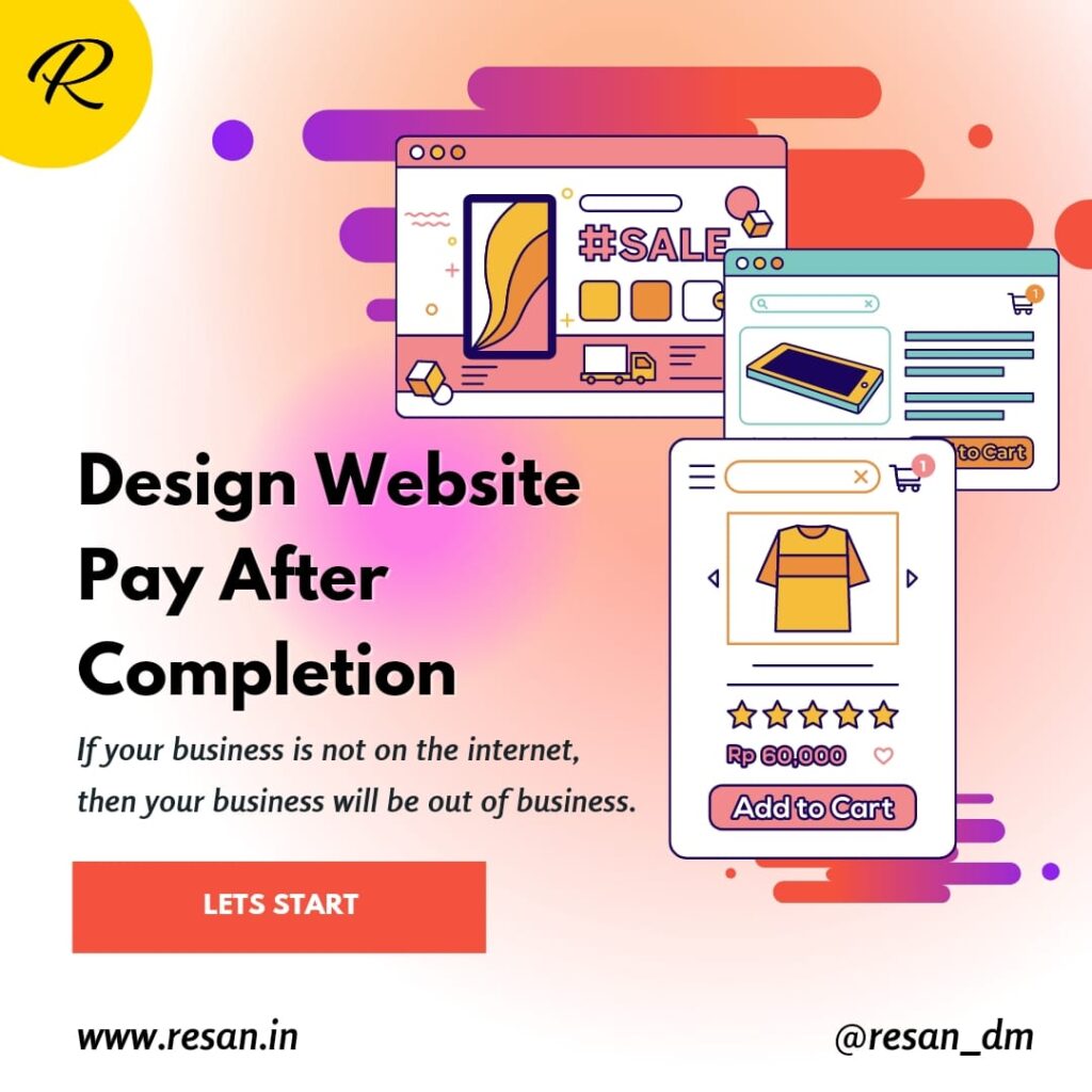 Design Website First, Then Pay